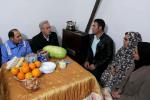 دیدار استاندار آذربایجان شرقی با زلزله‌زدگان سراب در شب یلدا