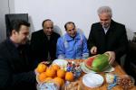 دیدار استاندار آذربایجان شرقی با زلزله‌زدگان سراب در شب یلدا
