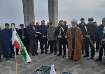 پیکر پاک استاندار شهید آذربایجان شرقی وارد زادگاهش شهر مراغه شد
