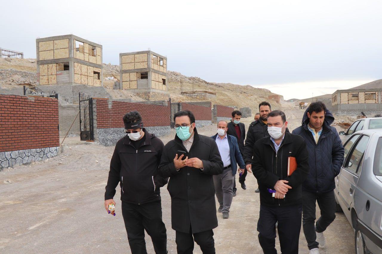 بازدید فرماندار اسکو از روستاهای زین الحاجیلو و مهدینلو