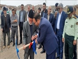 کلنگ زنی احداث شبکه فاضلاب روستای قلعه جوق سراب