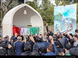 شور جبهه و شهادت در قلب بافت تاریخی تبریز/ برگزاری آیین سالگرد شهید گمنام استانداری آذربایجان شرقی