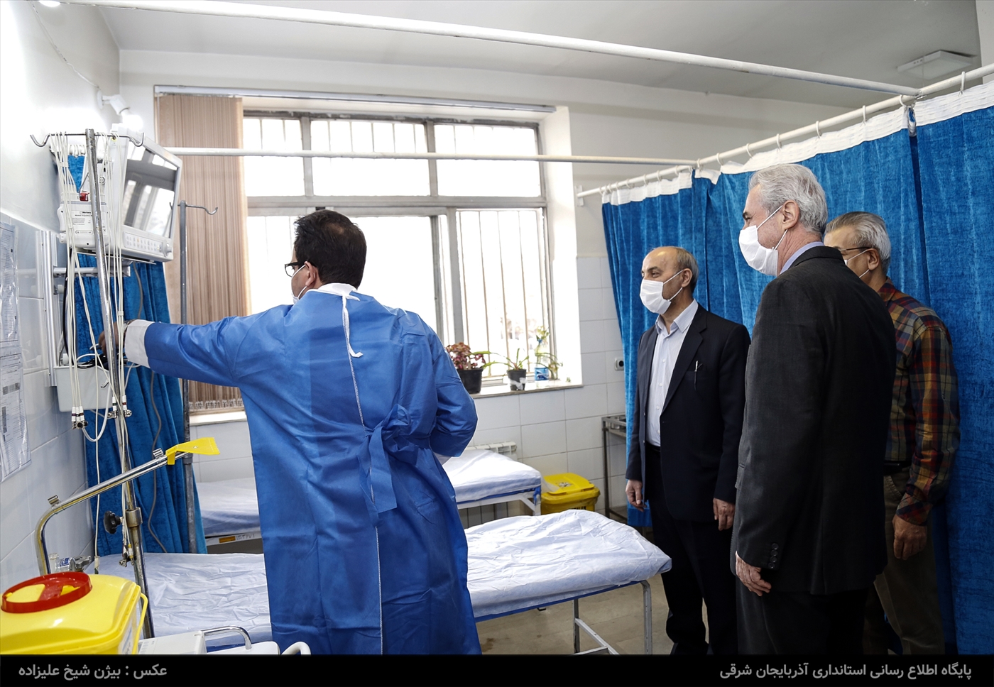 بازدید استاندار از چندین مرکز غربالگری سلامت در تبریز