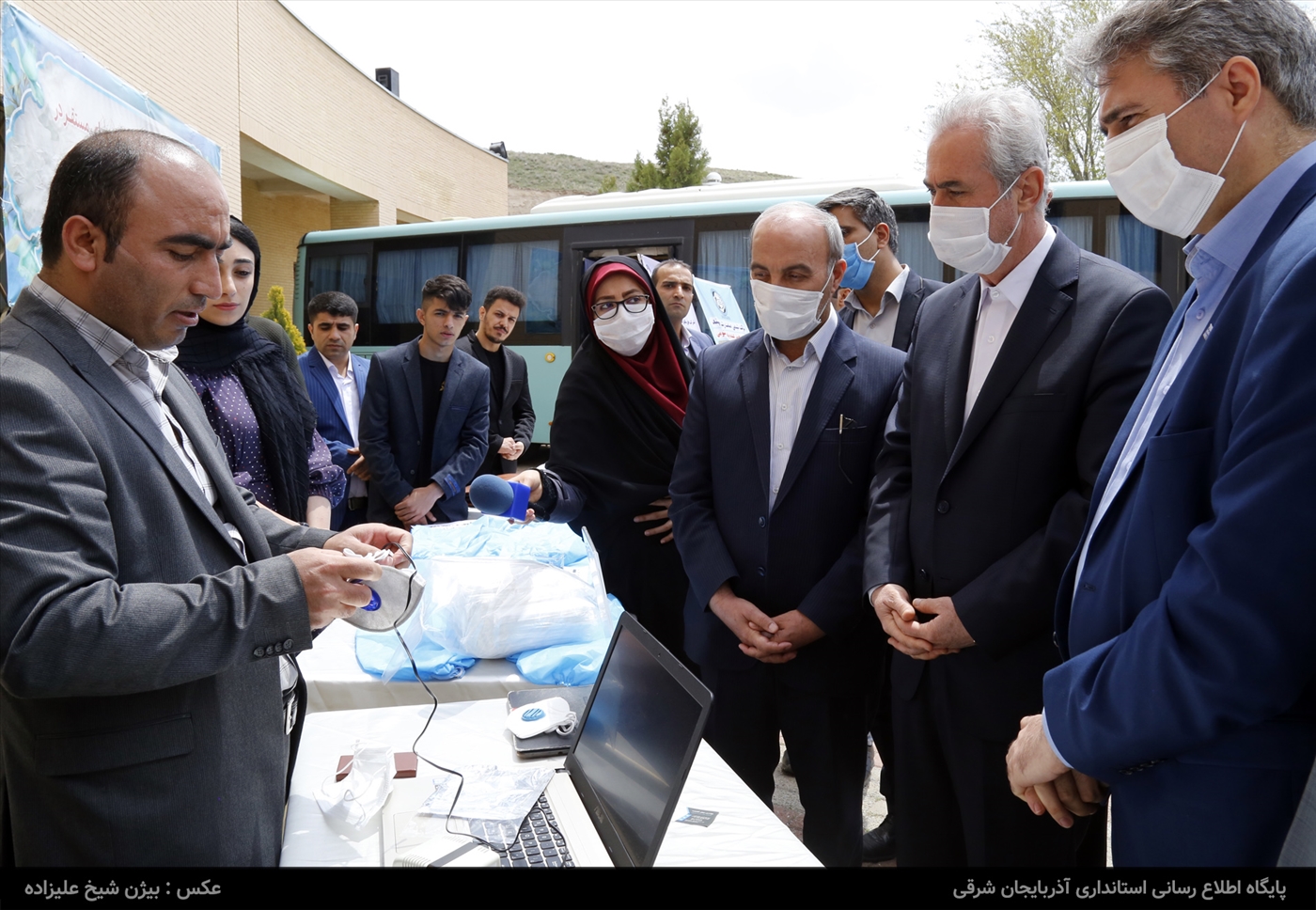 رونمایی از محصولات فناورانه پارک علم و فناوری برای مقابله با کرونا 