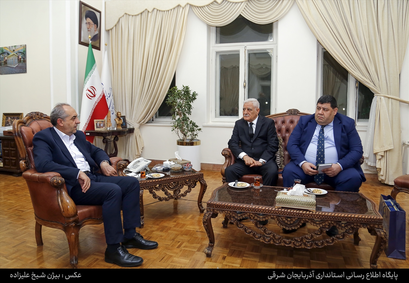 دیدار سرکنسول جمهوری آذربایجان در تبریز با استاندار 