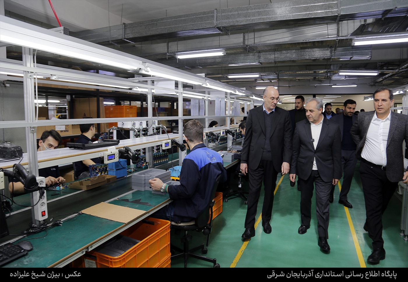 بازدید از واحدهای تولیدی شهرک صنعتی عالی نسب