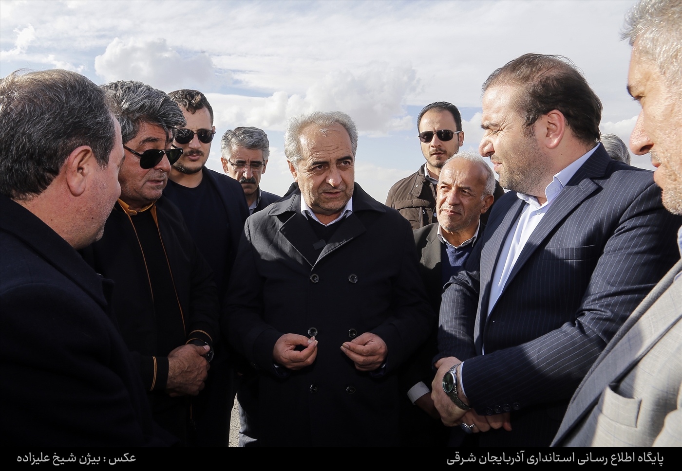  بازدید استاندار  از کمربندی در حال ساخت ایلخچی 