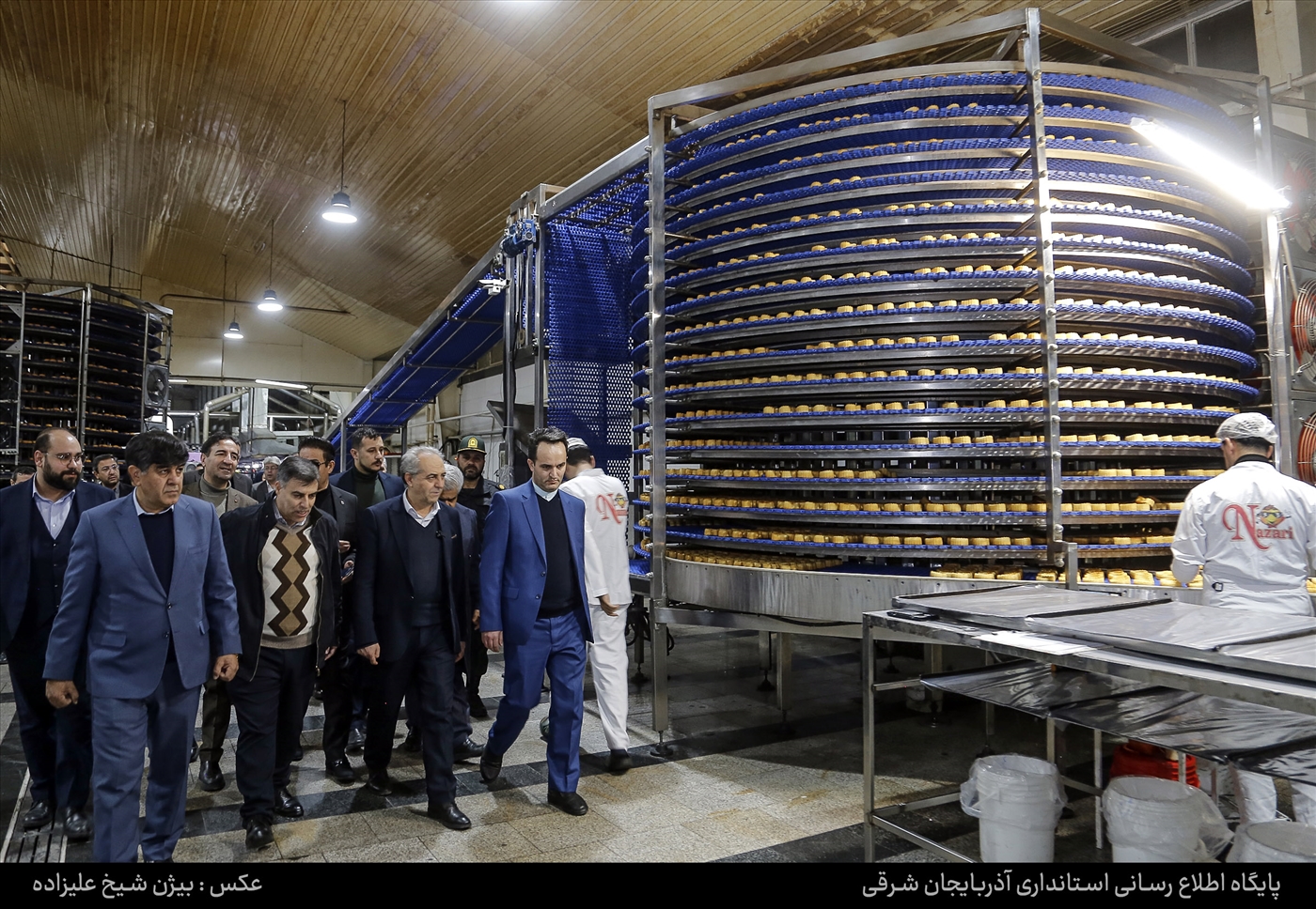 بازدید استاندار از واحدهای تولیدی و صنعتی شهرستان شبستر