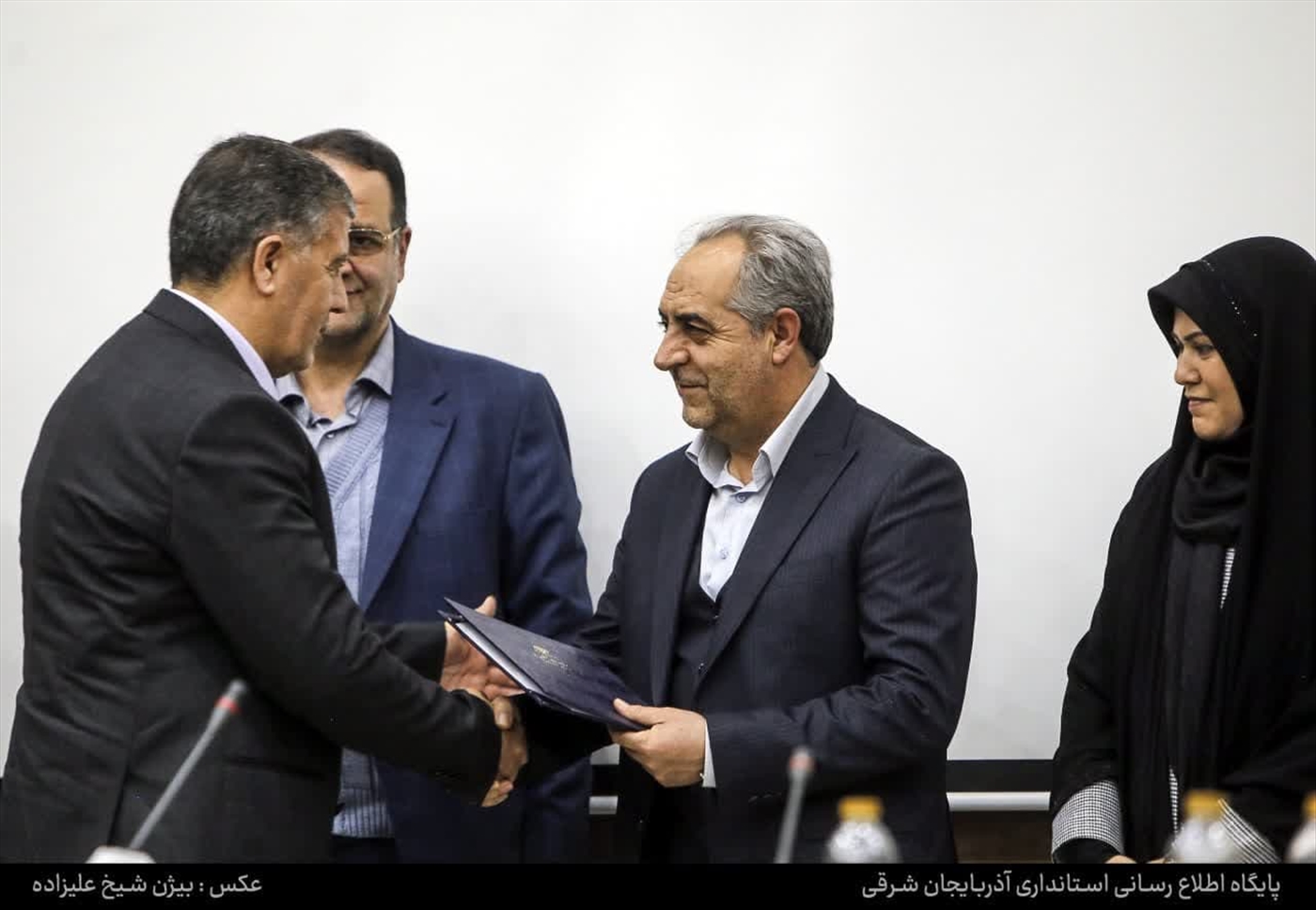  آئین تکریم و معارفه فرماندار شهرستان ملکان با حضور استاندار آذربایجان شرقی 