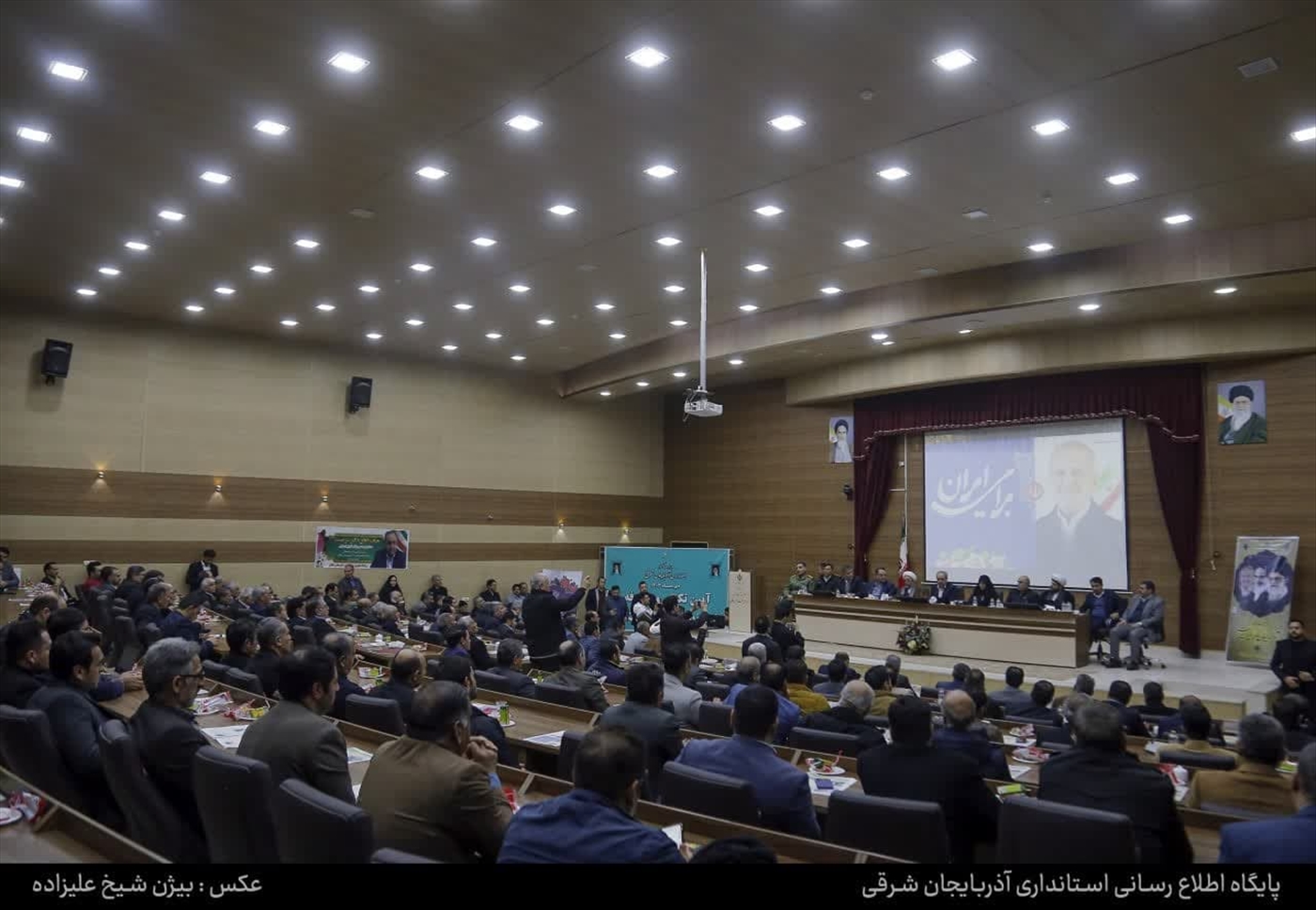  آئین تکریم و معارفه فرماندار شهرستان ملکان با حضور استاندار آذربایجان شرقی 
