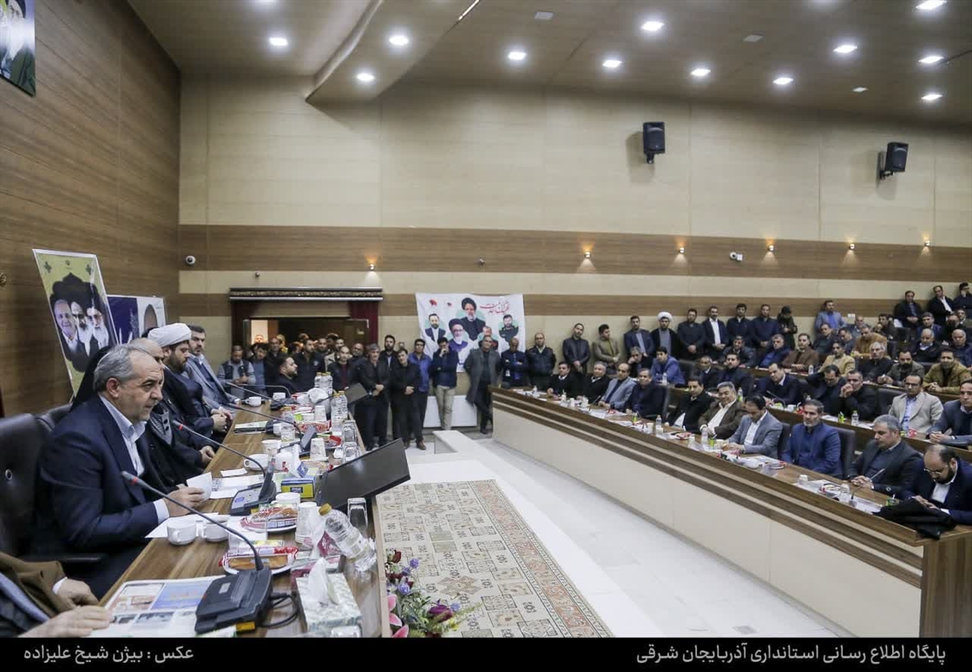  آئین تکریم و معارفه فرماندار شهرستان ملکان با حضور استاندار آذربایجان شرقی 