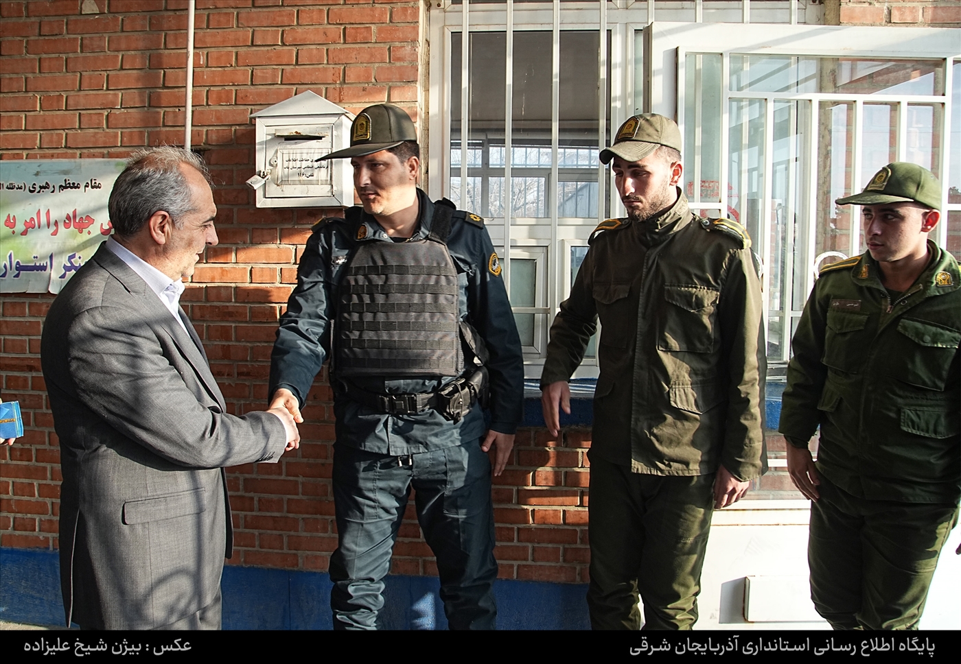 بازدید سرزده استاندار آذربایجان شرقی از پلیس راه