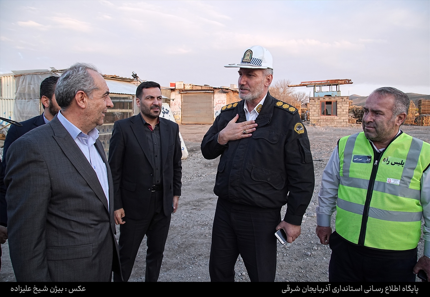 بازدید سرزده استاندار آذربایجان شرقی از پلیس راه
