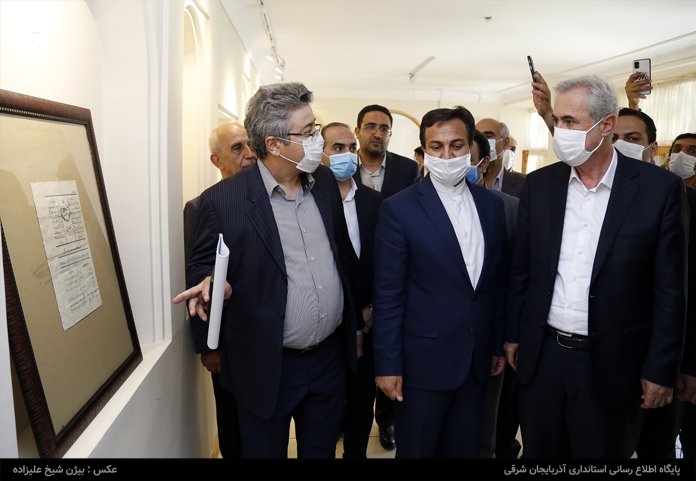بازدید استاندار از موزه مطبوعات آذربایجان 