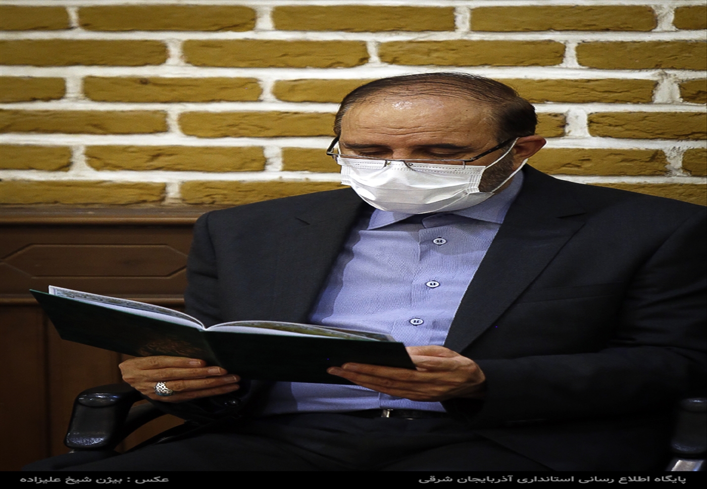 حضور استاندار در مراسم سالگرد شهید آیت الله قاضی طباطبایی(ره)