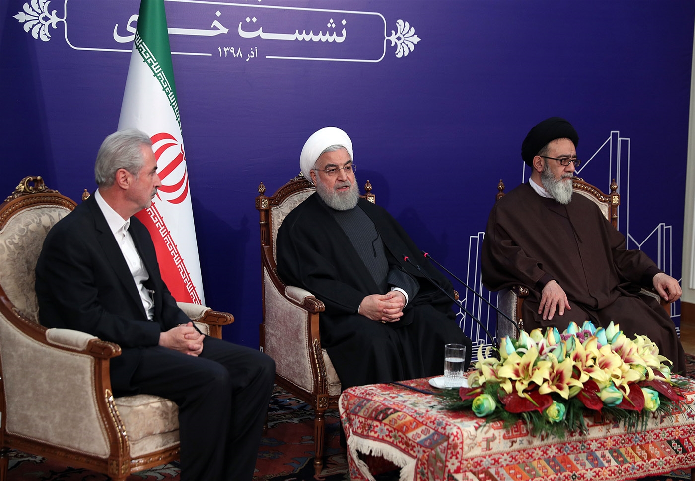 نشست خبری رئیس جمهور با خبرنگاران استان