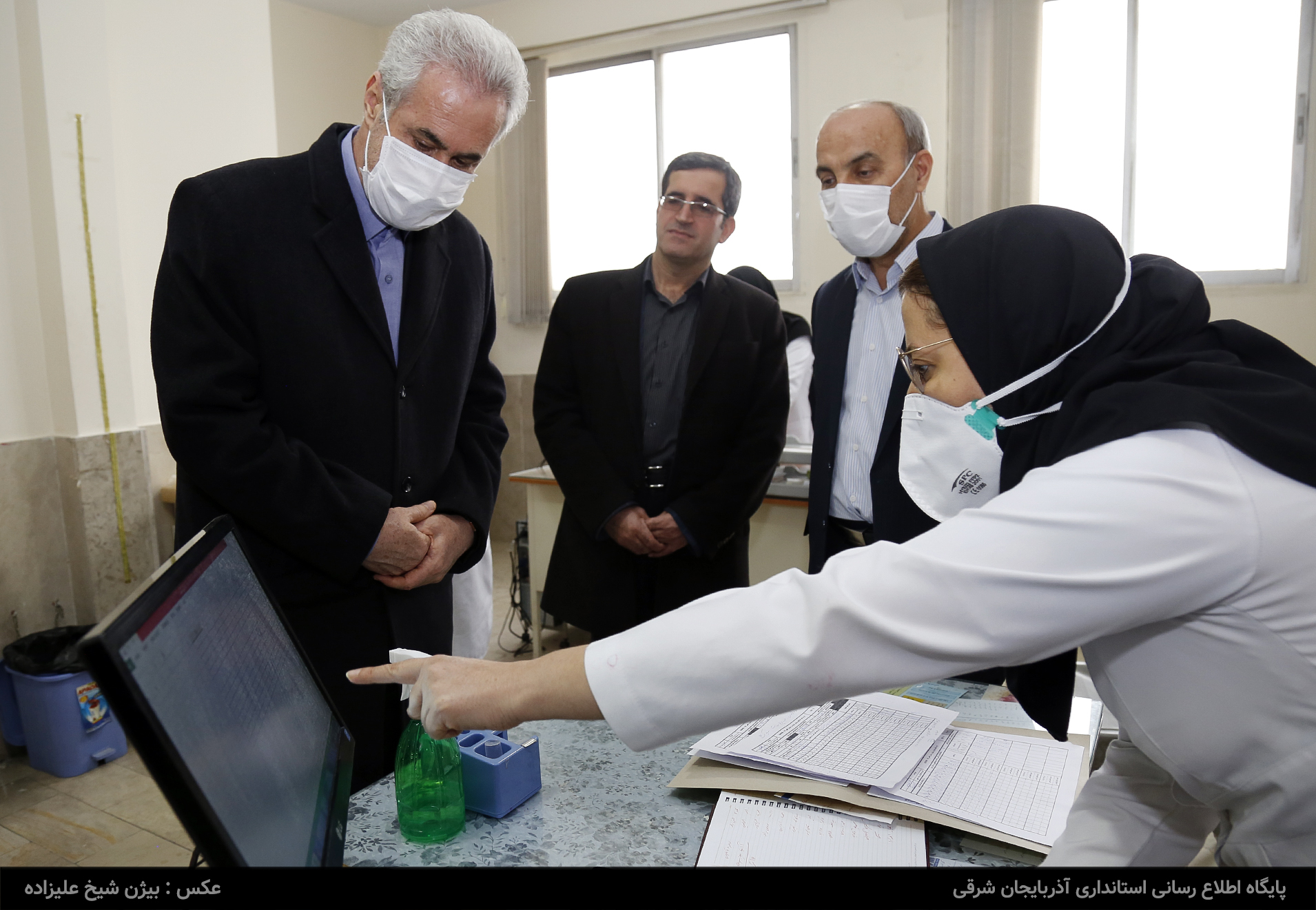 بازدید استاندار از چندین مرکز غربالگری سلامت در تبریز