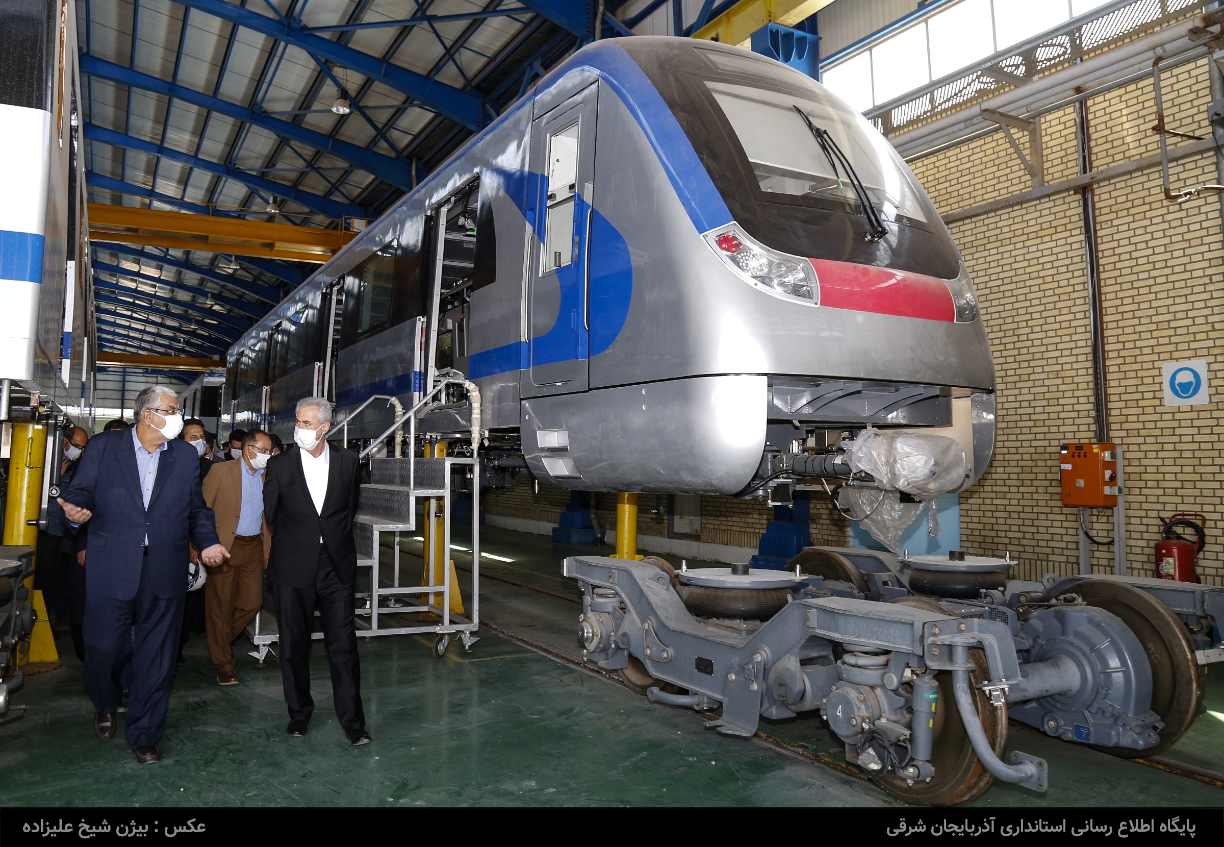 بازدید از کارخانه واگن‌سازی ایریکو در شهرستان ابهر
