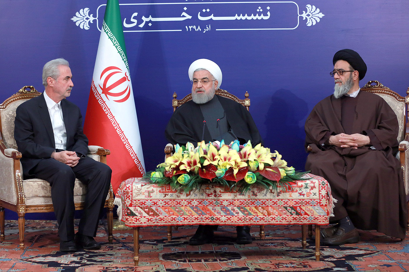 نشست خبری رئیس جمهور با خبرنگاران استان