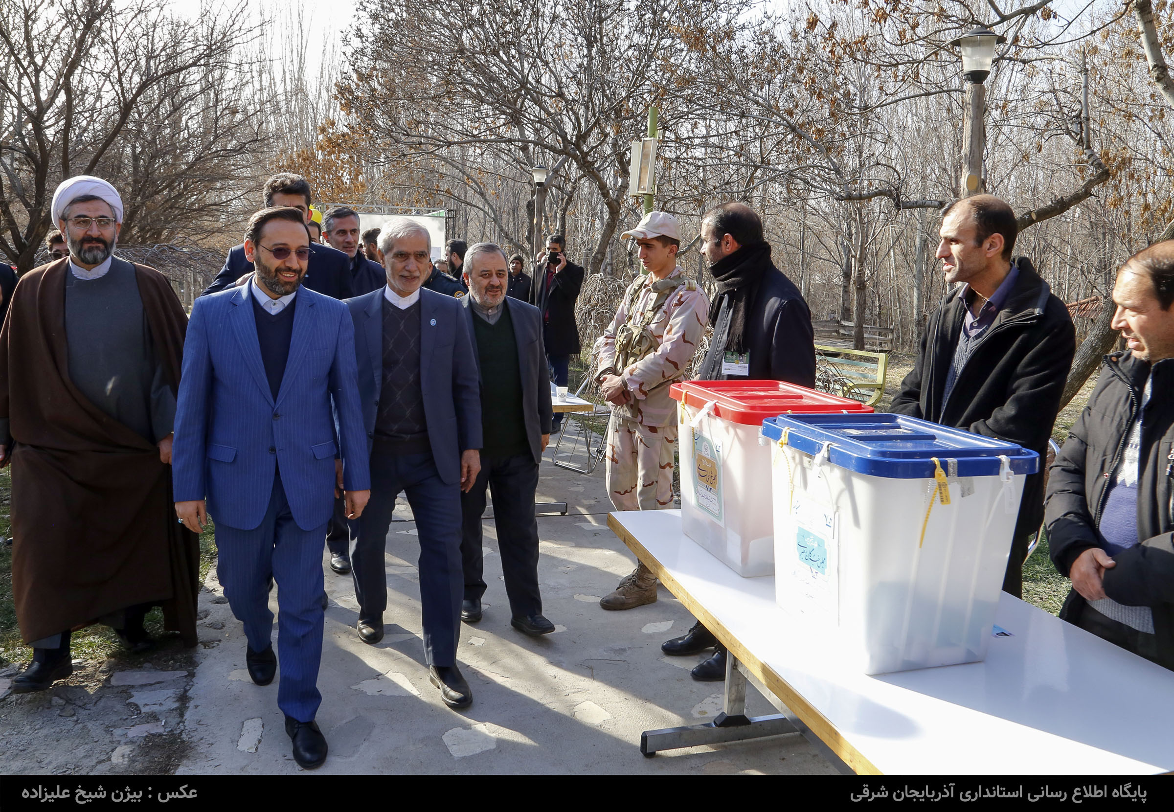 بازدید استاندار آذربایجان شرقی از شعبه های اخذ رای در تبریز