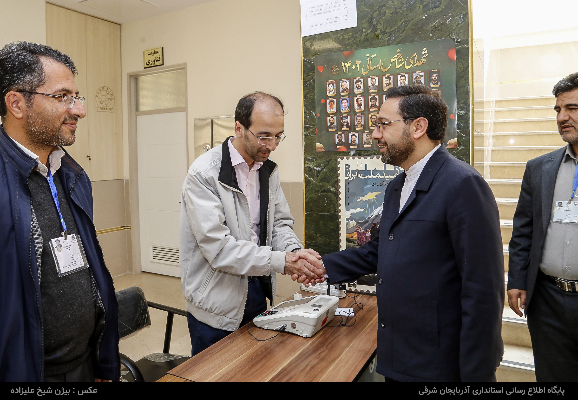 بازدید استاندار آذربایجان شرقی از شعبه های اخذ رای در تبریز