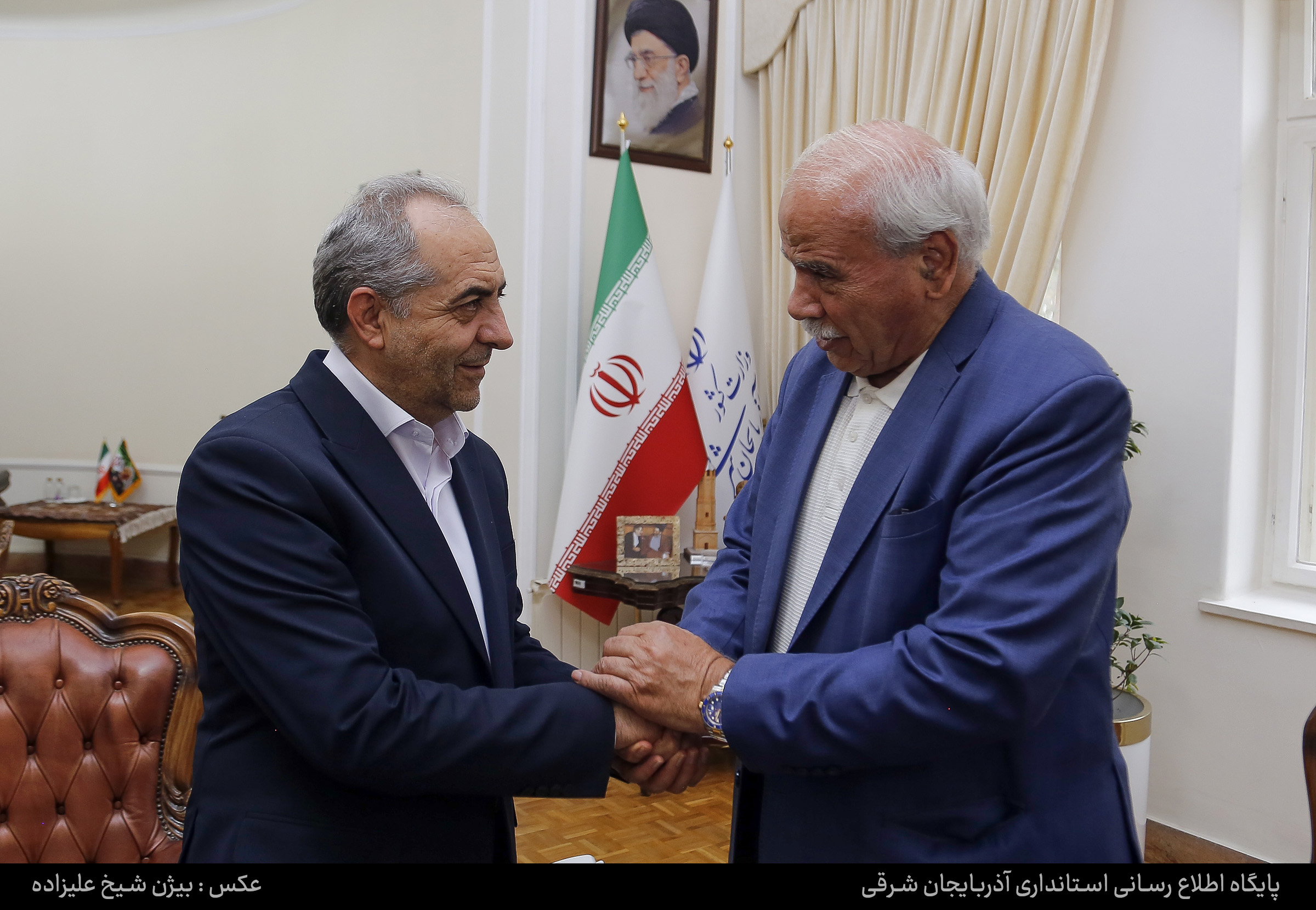 دیدار یکی از خیران مدرسه ساز با استاندار