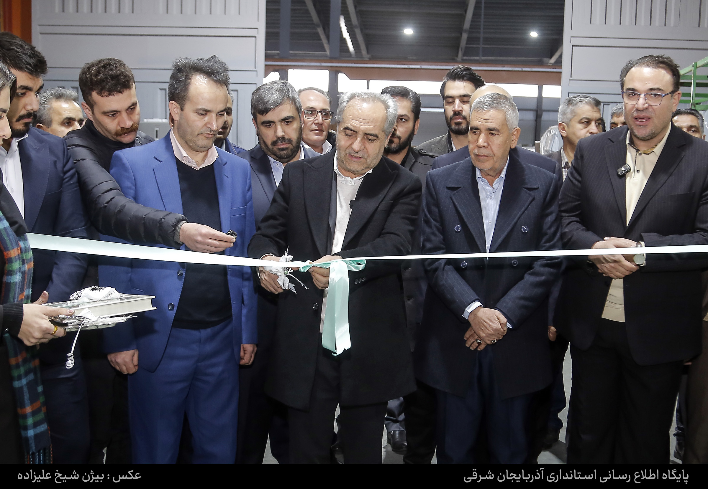 افتتاح یک واحد تولیدی در شهرک صنعتی آیت الله هاشمی رفسنجانی