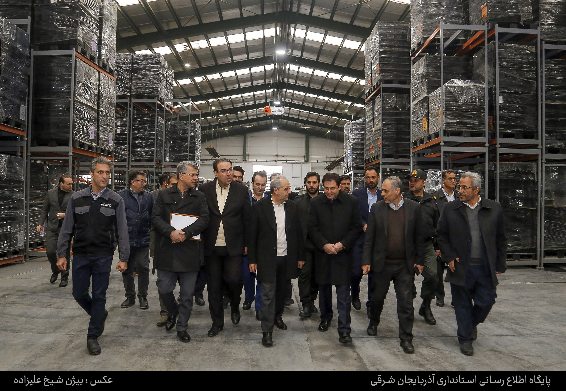 بازدید از یک واحد تولیدی در شهرک صنعتی آیت الله هاشمی رفسنجانی